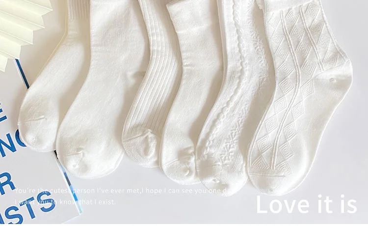 1 Pair Lolita Style Japanese Woman Cute White Short Socks Spring Summer Autumn Sweet Ruffle Lovely Cotton Socks High Quality