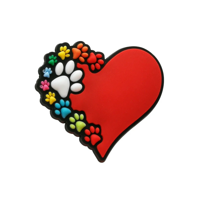 New Arrivals 1Pcs Cute Dog Pvc Shoe Charms for Crocs Accessories Pin DIY Bracelet Wristband Adults Party Favor Gifts