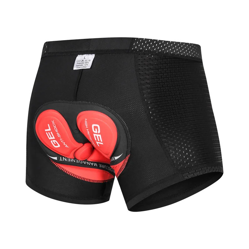 NEWBOLER Cycling Shorts Breathable Mesh Cycling Underwear 5D Gel Pad Shockproof MTB Bike Shorts Man Shorts