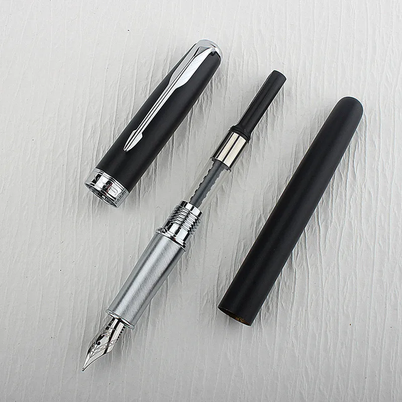 Luxury Quality Jinhao 75 Black Forest Metal Fountain Pen, Fine Nib Smooth Writing Ink Pen, Include Ink Refill Converter