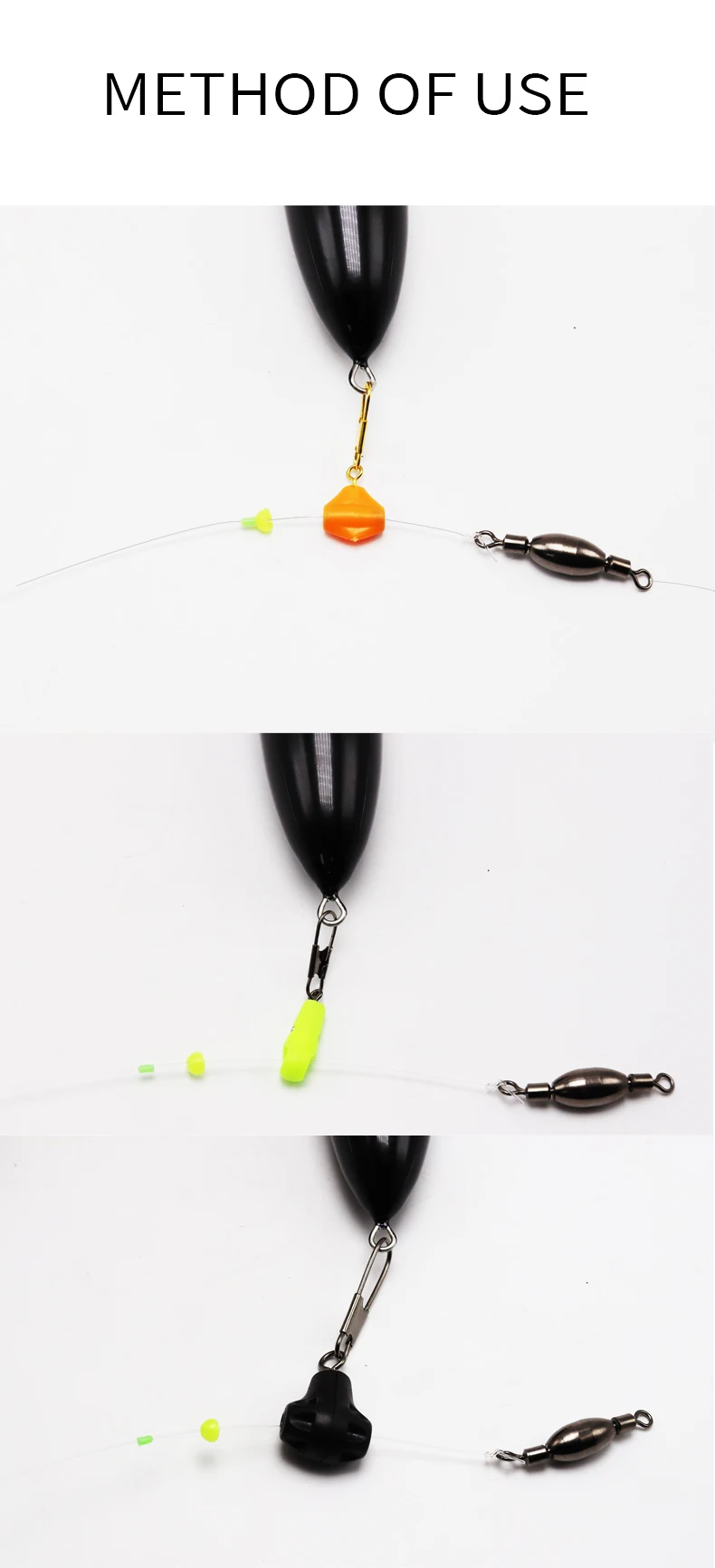 ZYZHE Sea Rock Fishing Float Connector Stainless Steel Linker Long Standard Fishing Floating Buckle Connection Ring Float