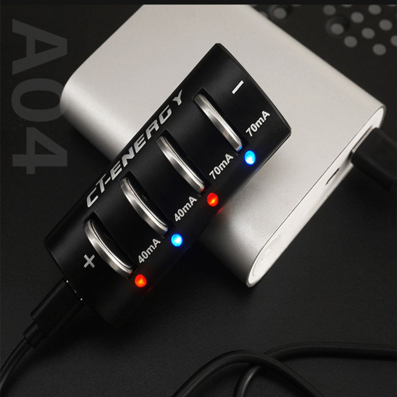 4 Slot LIR2032H LIR2032 LIR2025 LIR1632 LED Display 3.7V 3.6V Lithium Battery Charger for USB Quick Charger