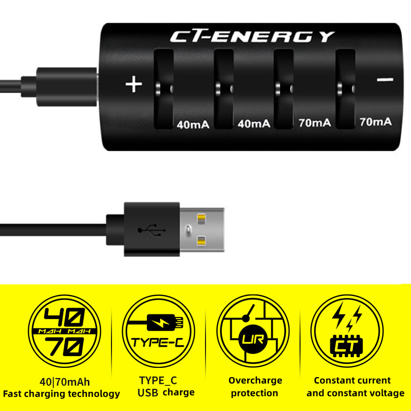4 Slot LIR2032H LIR2032 LIR2025 LIR1632 LED Display 3.7V 3.6V Lithium Battery Charger for USB Quick Charger