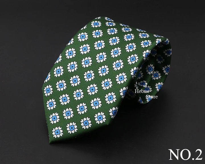 New High Quality Soft Silk Ties 51Colors Fashion 7.5cm Geometric Pattern Necktie For Men Wedding Business Meeting Suit Gravata