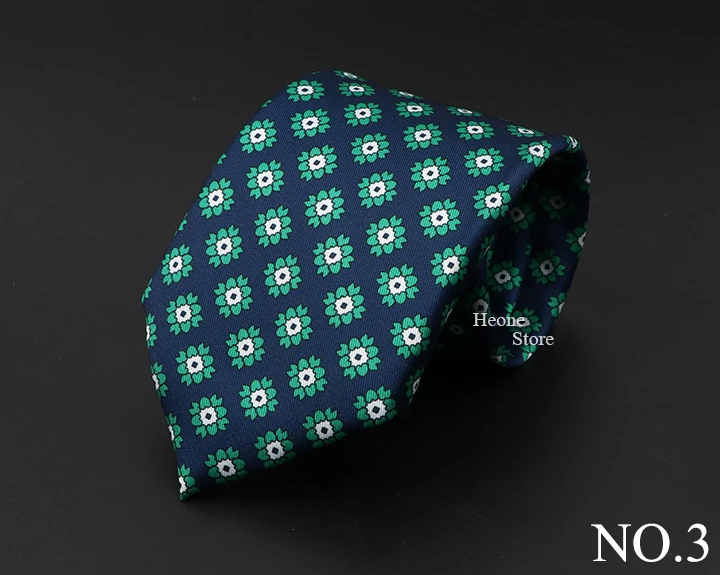 New High Quality Soft Silk Ties 51Colors Fashion 7.5cm Geometric Pattern Necktie For Men Wedding Business Meeting Suit Gravata