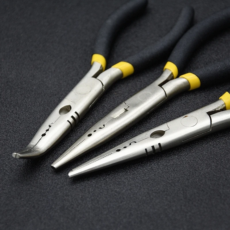 Fishing Pliers Wire Cutter Saltwater Freshwater Angler Plier Bent/Straight Nose Drop Shipping