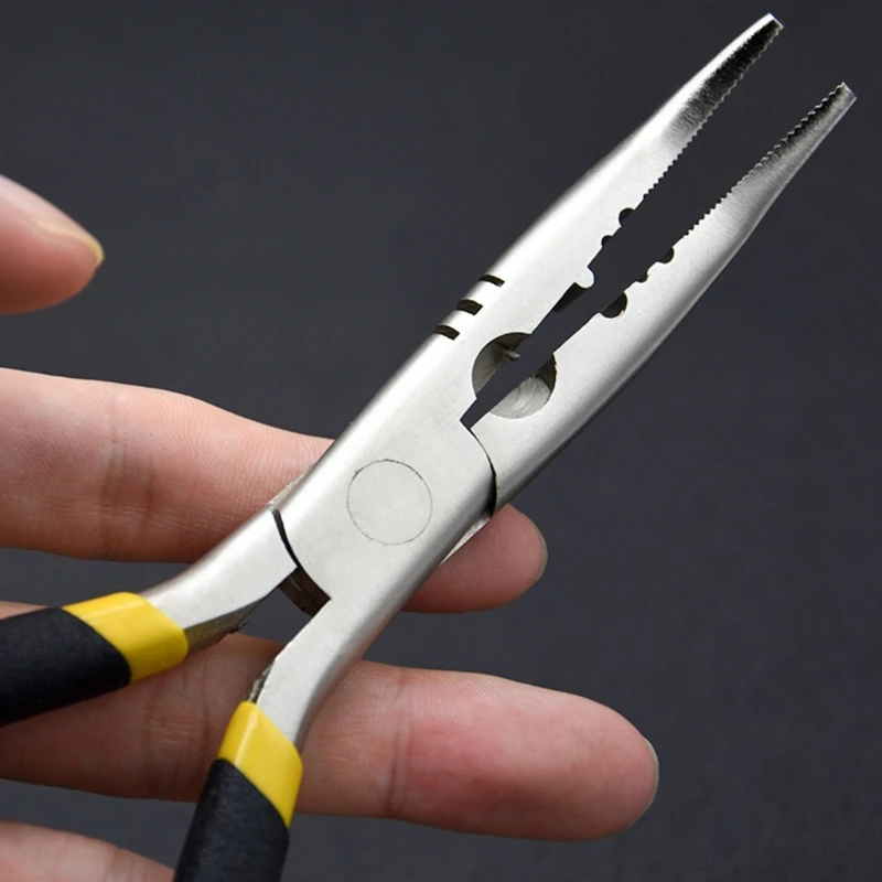 Fishing Pliers Wire Cutter Saltwater Freshwater Angler Plier Bent/Straight Nose Drop Shipping