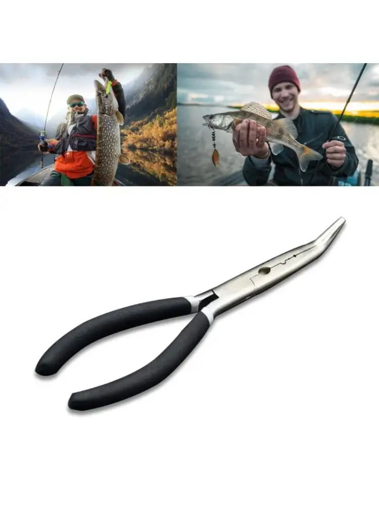 Fishing Pliers Wire Cutter Saltwater Freshwater Angler Plier Bent/Straight Nose Drop Shipping