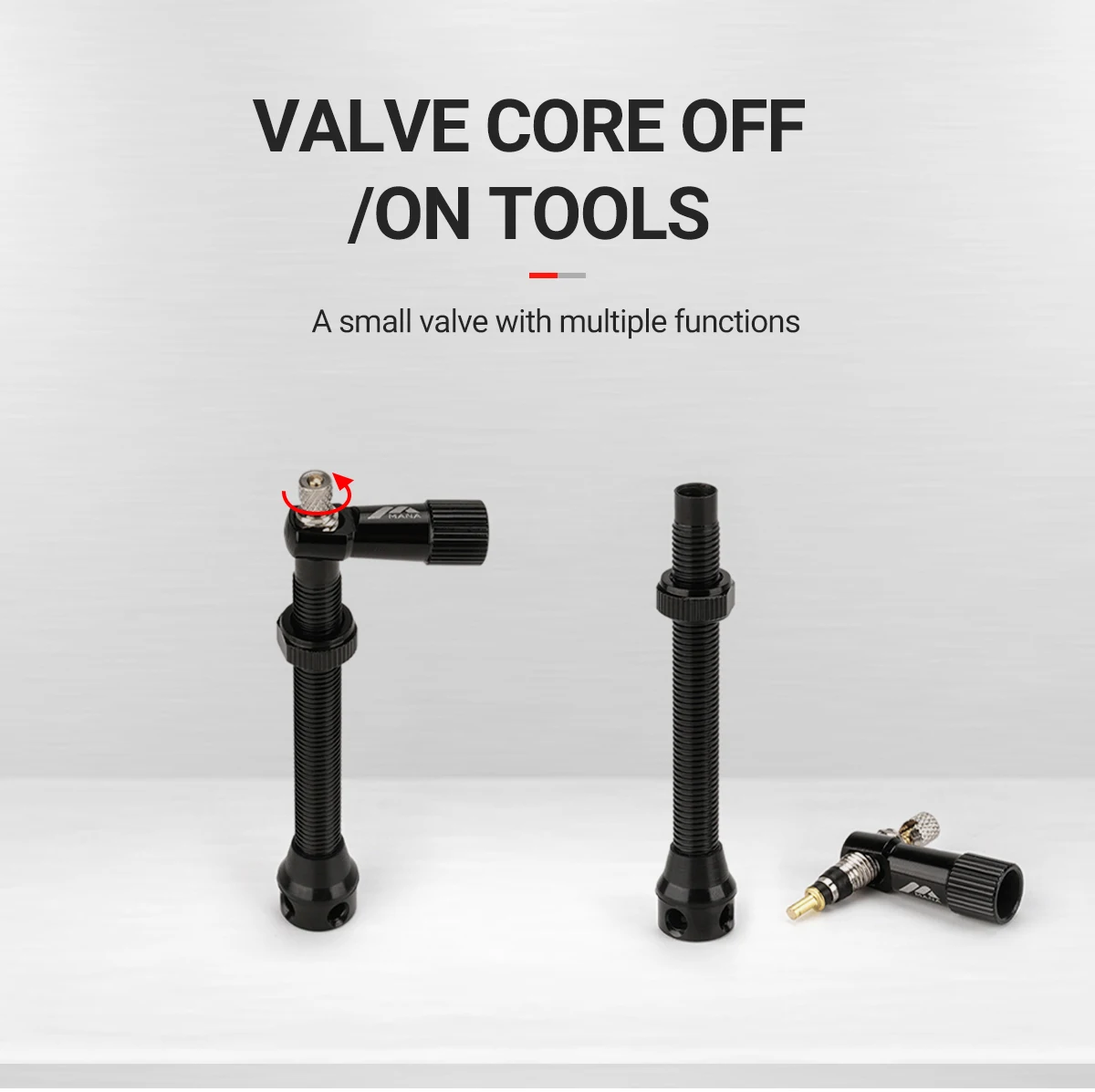 MANA 1Pair Bicycle Presta Valve 40/53/63/78/100mm 7075 Aluminum Alloy For Tubeless Road/MTB/Gravel Bike-ELITEWHEELS Valve