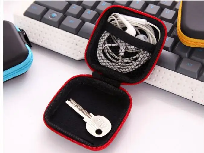 Cute Kids Mini Coin Purse Zipper Wallet Women Ladies Men Travel Earphone Key USB Cable SD Card Holder Bag Case
