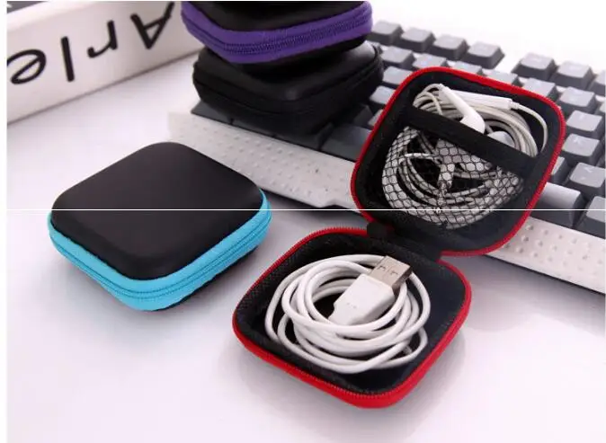 Cute Kids Mini Coin Purse Zipper Wallet Women Ladies Men Travel Earphone Key USB Cable SD Card Holder Bag Case