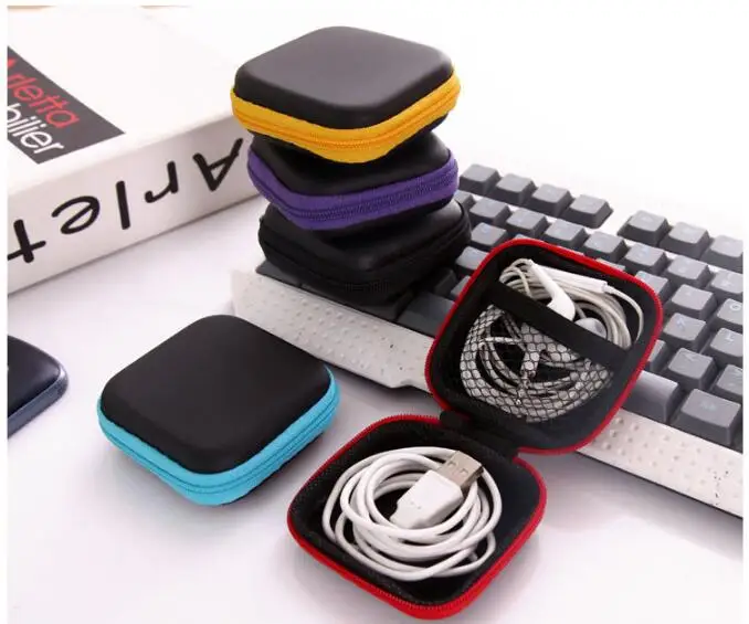 Cute Kids Mini Coin Purse Zipper Wallet Women Ladies Men Travel Earphone Key USB Cable SD Card Holder Bag Case