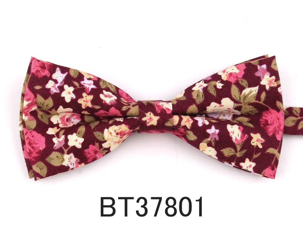 New Cotton Bowtie Fashion Casual Bow tie For Groom Bow knot Adult Bow Ties Cravats Girls Floral Bowties Wedding Bow Ties