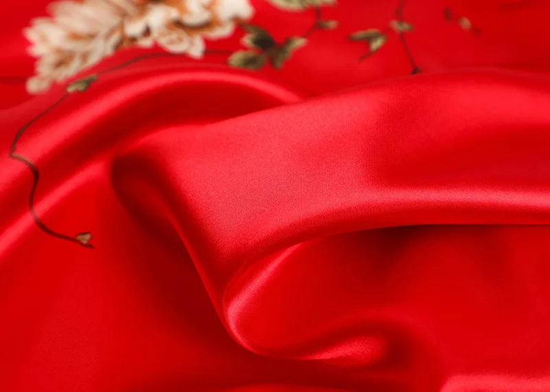 90*90cm Square Silk Scarf Women Fashion Designer Beautiful flowers Foulard Soft Satin Shawl Kerchief Scarfs Neck Headscarf