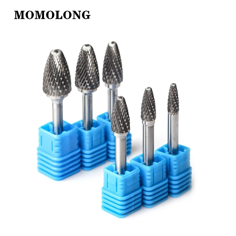 Tungsten Carbide Rotary File FX Type Head Tools Drill Milling Carving Bits Tools Point Burr Die Grinder Abrasive