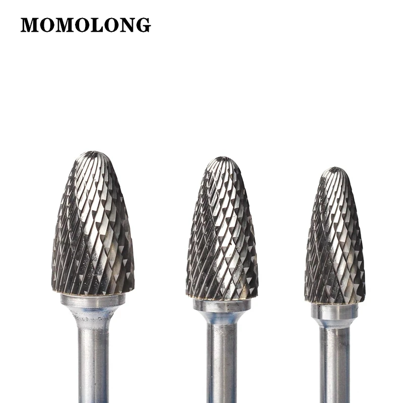 Tungsten Carbide Rotary File FX Type Head Tools Drill Milling Carving Bits Tools Point Burr Die Grinder Abrasive