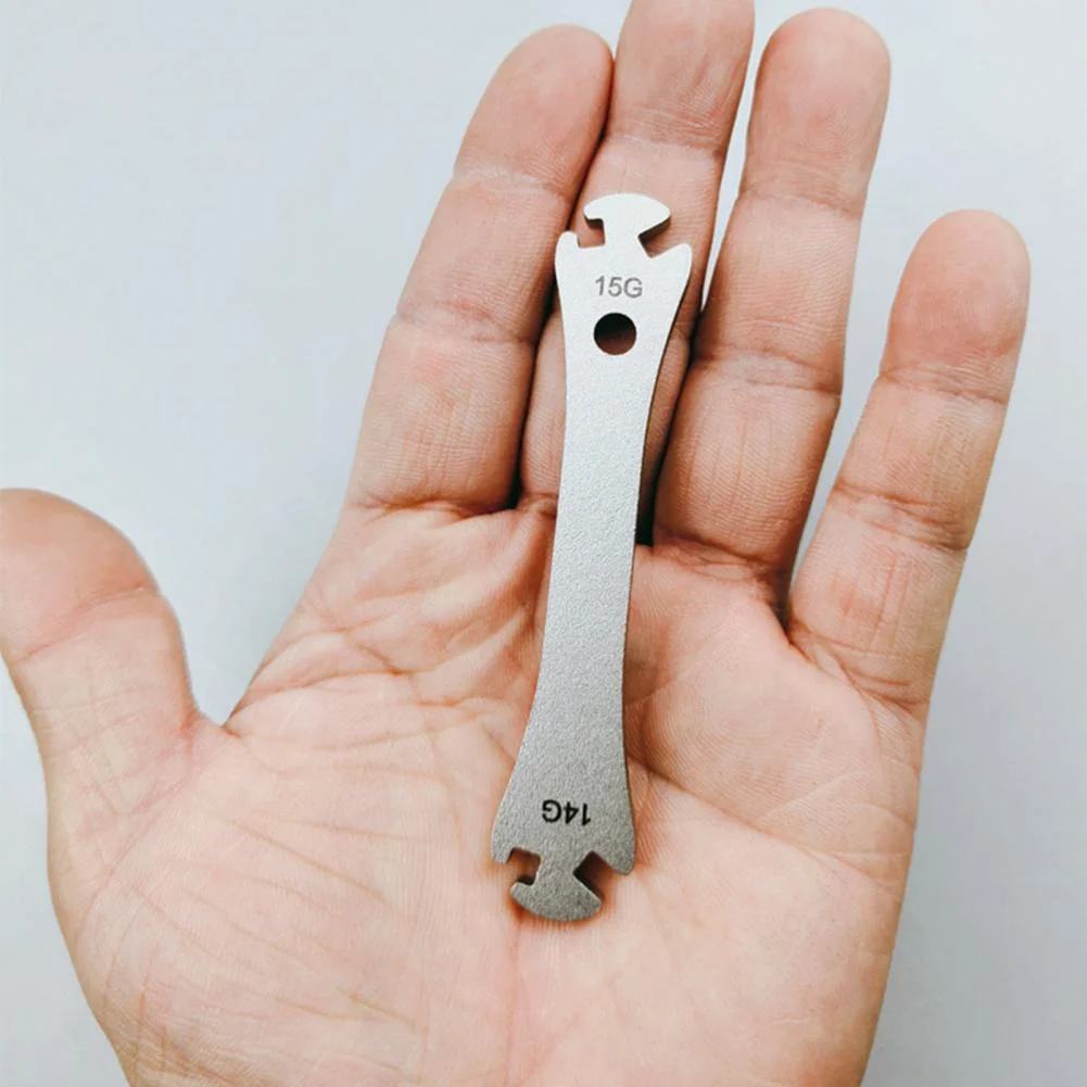 Stainless Steel Bicycle Spoke Wrench Bike Rim Wheel Fastening Correction Device Repair Tool