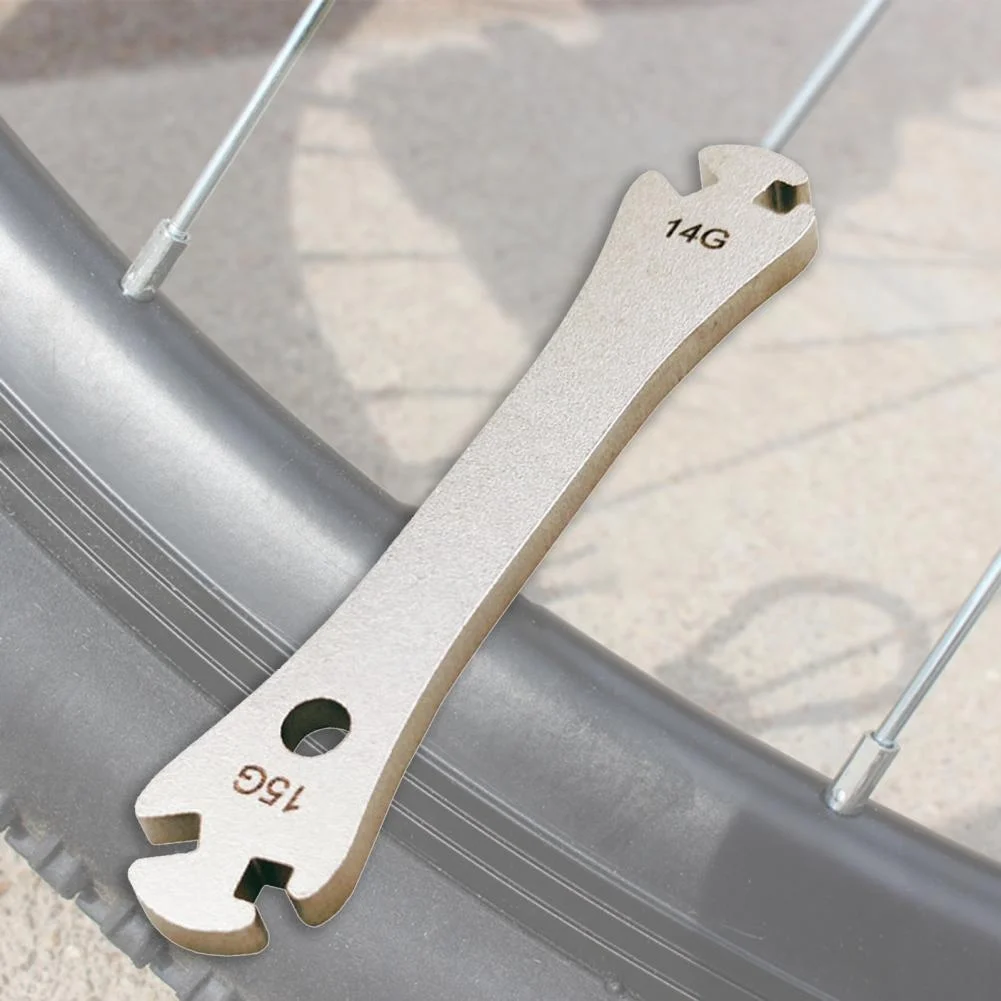 Stainless Steel Bicycle Spoke Wrench Bike Rim Wheel Fastening Correction Device Repair Tool
