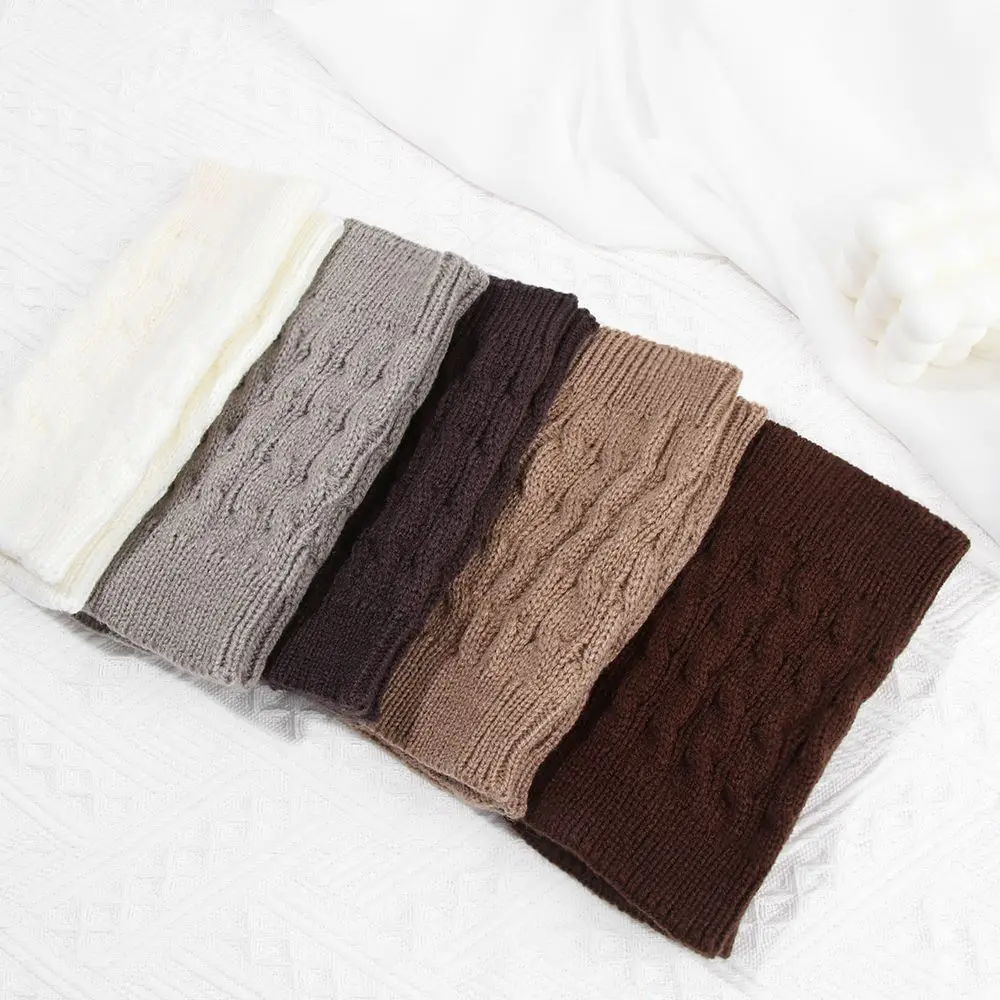 Women's Knitted Leg Warmer Winter Short Leg Warmers Boot Cuffs Fashion Thermal Ladies Legging Foot Warmer