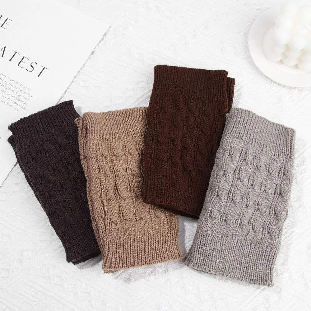 Women's Knitted Leg Warmer Winter Short Leg Warmers Boot Cuffs Fashion Thermal Ladies Legging Foot Warmer