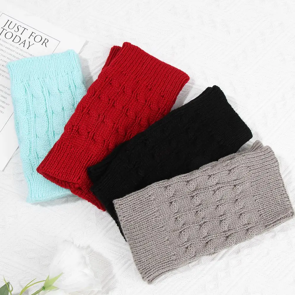 Women's Knitted Leg Warmer Winter Short Leg Warmers Boot Cuffs Fashion Thermal Ladies Legging Foot Warmer