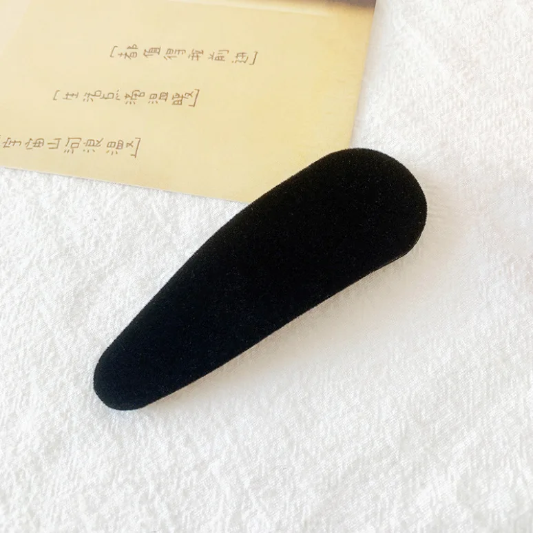 Autumn Winter New Fashion Geometric Temperament Golden Velvet Large Hairpin Barrettes for Women Girls Hair Accessories Headwe
