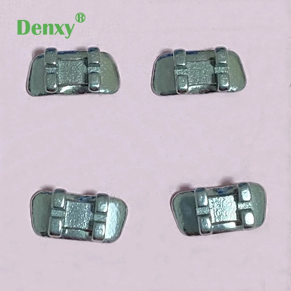 1st Molar Bracket-100pc/25set-Denxy Orthodontic Bracket 80 Mesh 6th Teeth Orthodontic Brace Bondable Bracket Dental Product