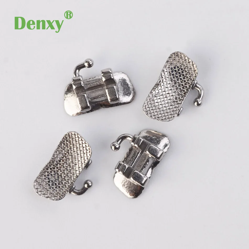 1st Molar Bracket-100pc/25set-Denxy Orthodontic Bracket 80 Mesh 6th Teeth Orthodontic Brace Bondable Bracket Dental Product