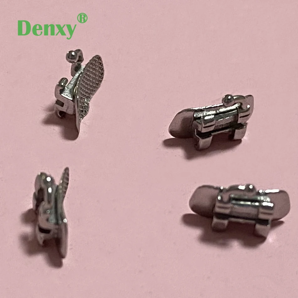 1st Molar Bracket-100pc/25set-Denxy Orthodontic Bracket 80 Mesh 6th Teeth Orthodontic Brace Bondable Bracket Dental Product