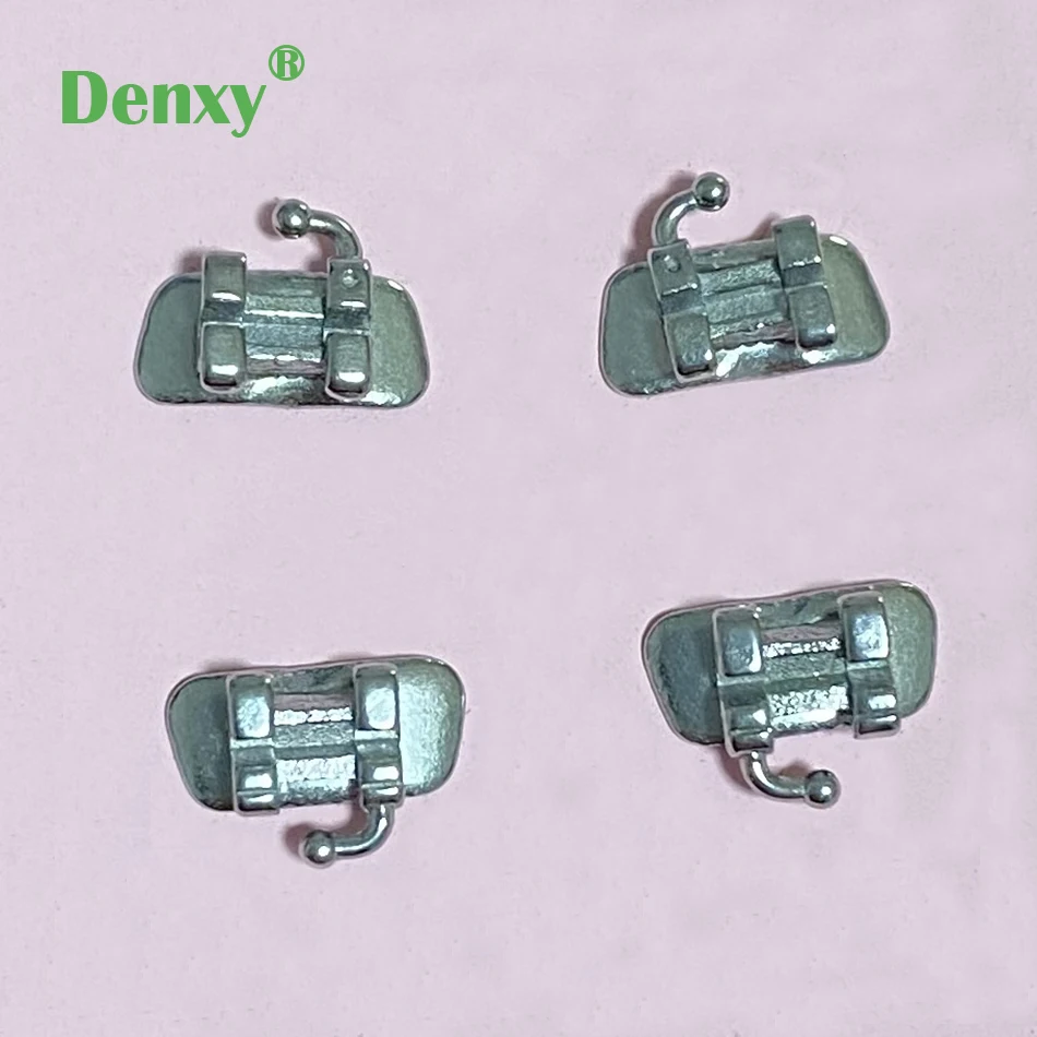 1st Molar Bracket-100pc/25set-Denxy Orthodontic Bracket 80 Mesh 6th Teeth Orthodontic Brace Bondable Bracket Dental Product