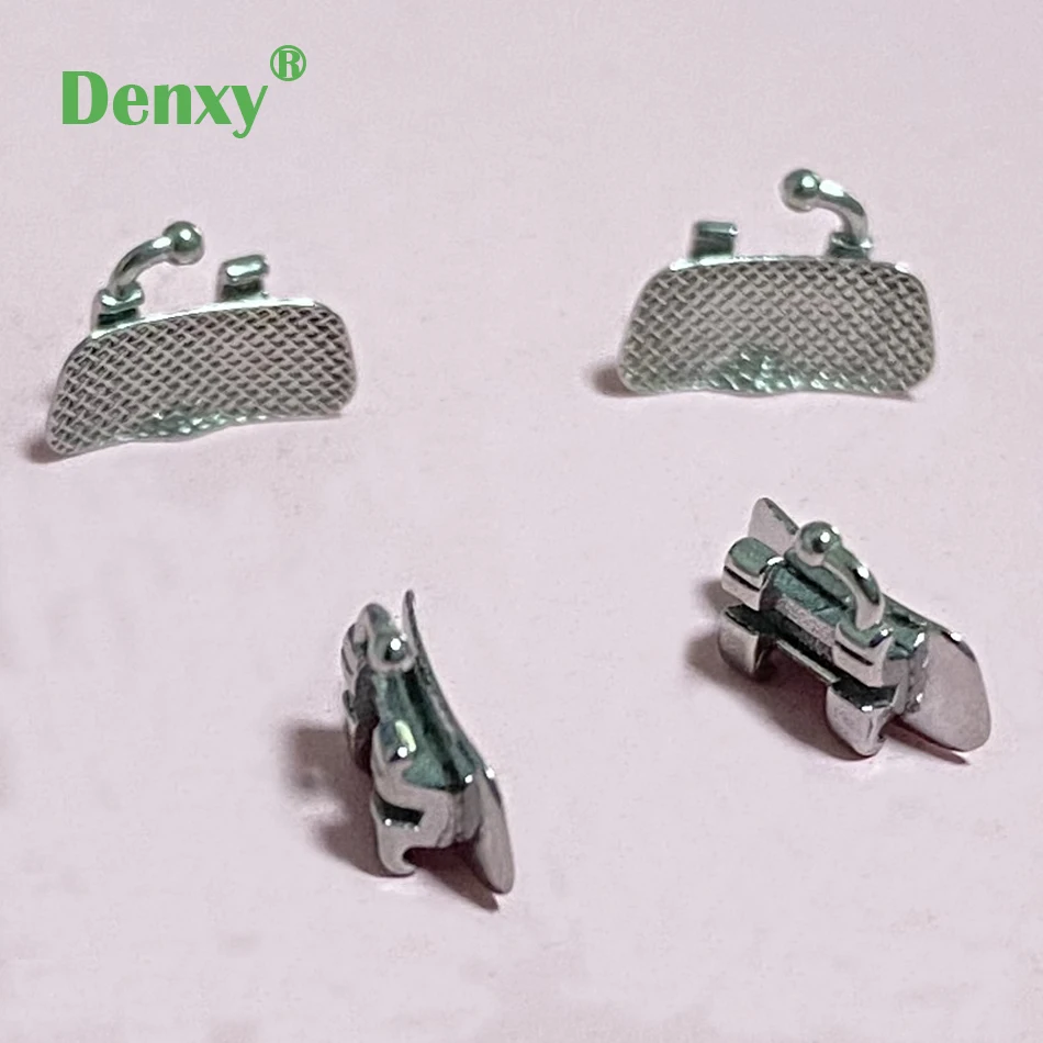 1st Molar Bracket-100pc/25set-Denxy Orthodontic Bracket 80 Mesh 6th Teeth Orthodontic Brace Bondable Bracket Dental Product