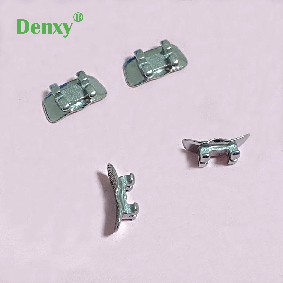1st Molar Bracket-100pc/25set-Denxy Orthodontic Bracket 80 Mesh 6th Teeth Orthodontic Brace Bondable Bracket Dental Product