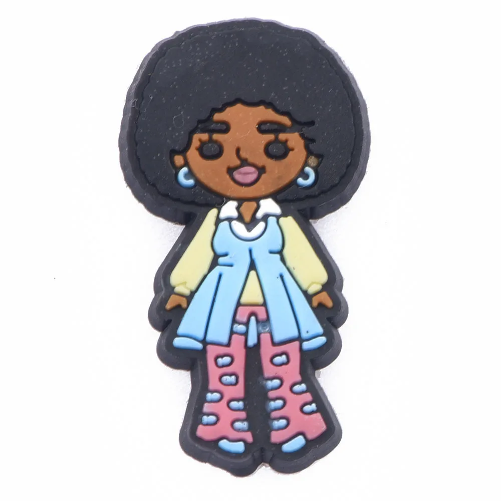 1PCS Wanda Vision Shoes Serial Charms PVC Cartoon Shoe Decorations for Clog Sandals Wristband Accessories Kids Party Gifts