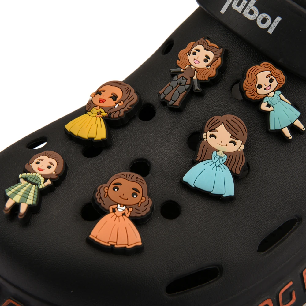 1PCS Wanda Vision Shoes Serial Charms PVC Cartoon Shoe Decorations for Clog Sandals Wristband Accessories Kids Party Gifts