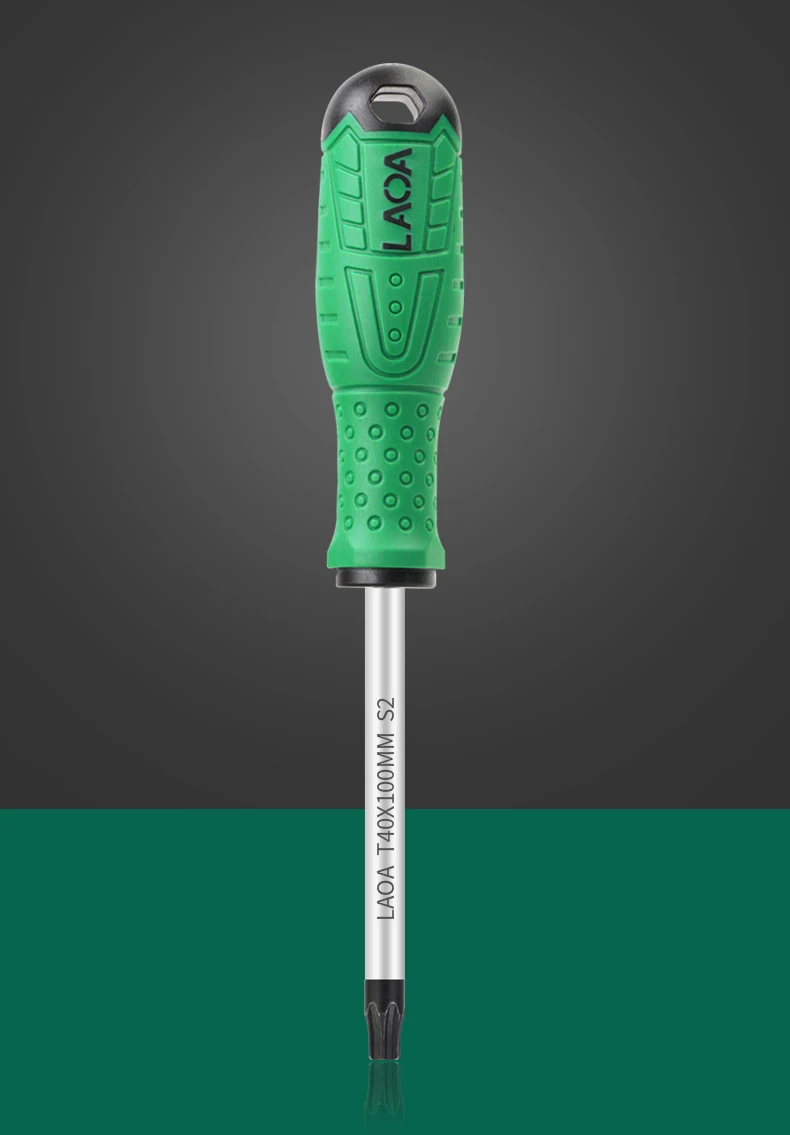 LAOA Torx Screwdriver S2 Alloy Steel Magnetic Screwdriver T8/T10/T15/T20/T25/T30/T40