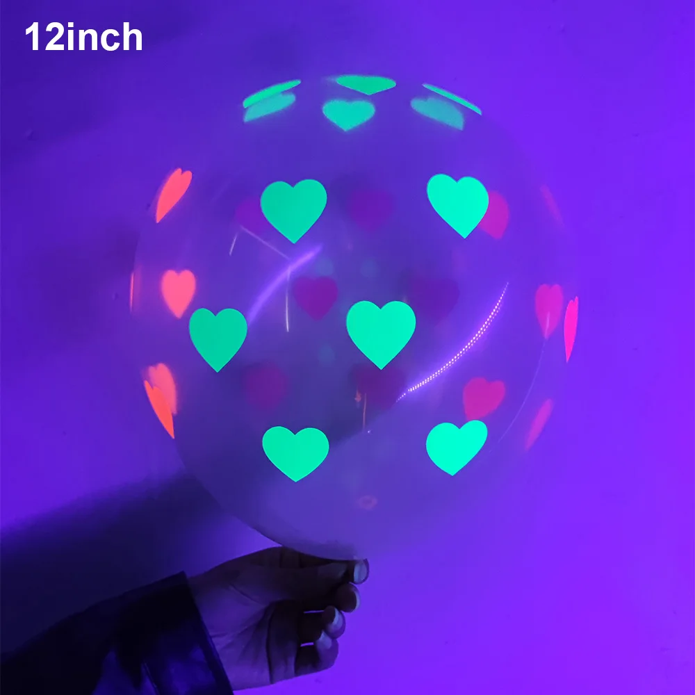 4.4meter Neon Paper Birthday Pennant Banner Hanging Decors for Birthday Glow Party Wedding Decorations Black Light Reactive UV