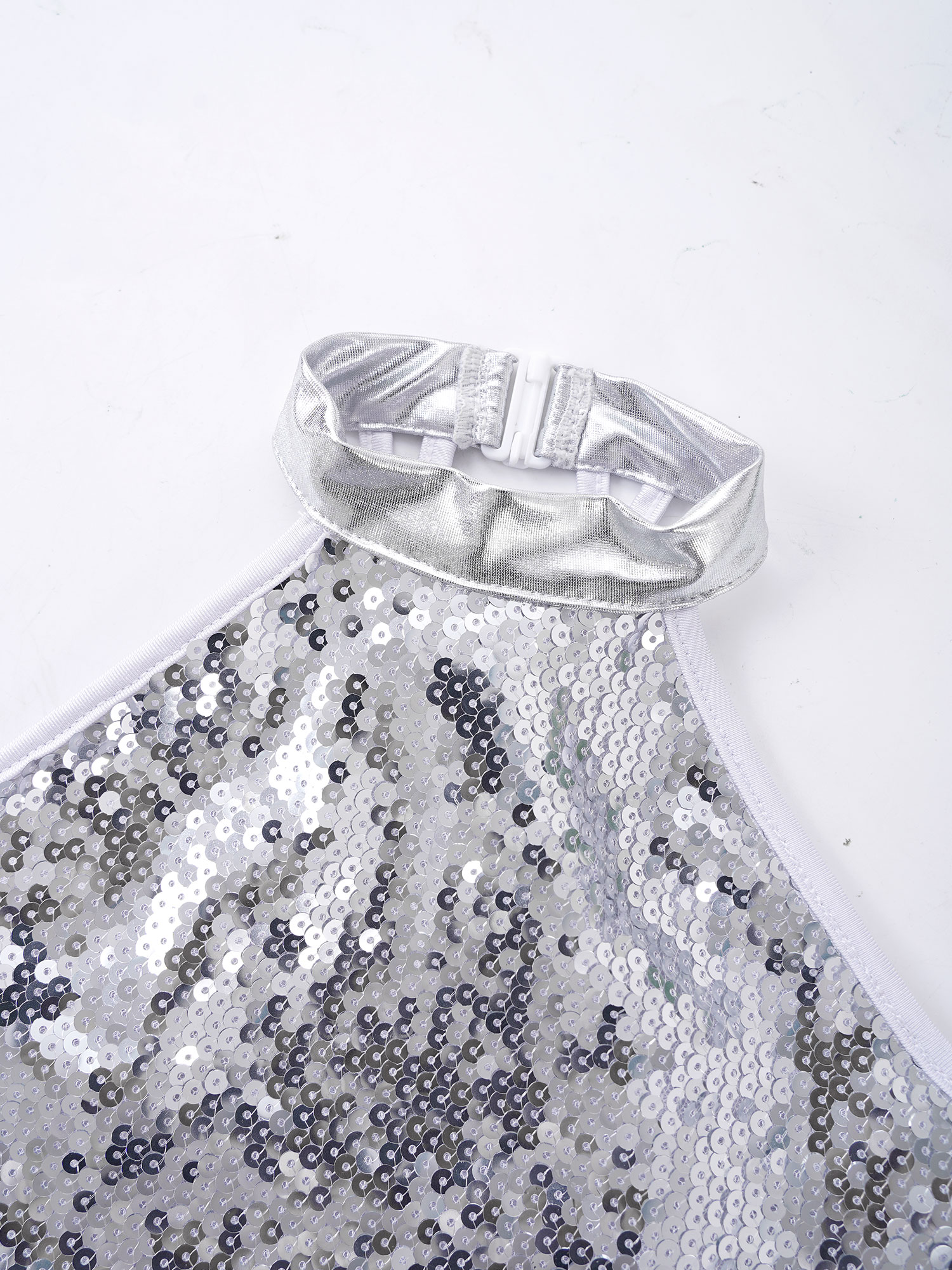 Halter Sequins Ballet Tutu Dress Kids Girls Latin Jazz Modern Dancing Costume Gymnastics Leotard Unitards Performance Dancewear