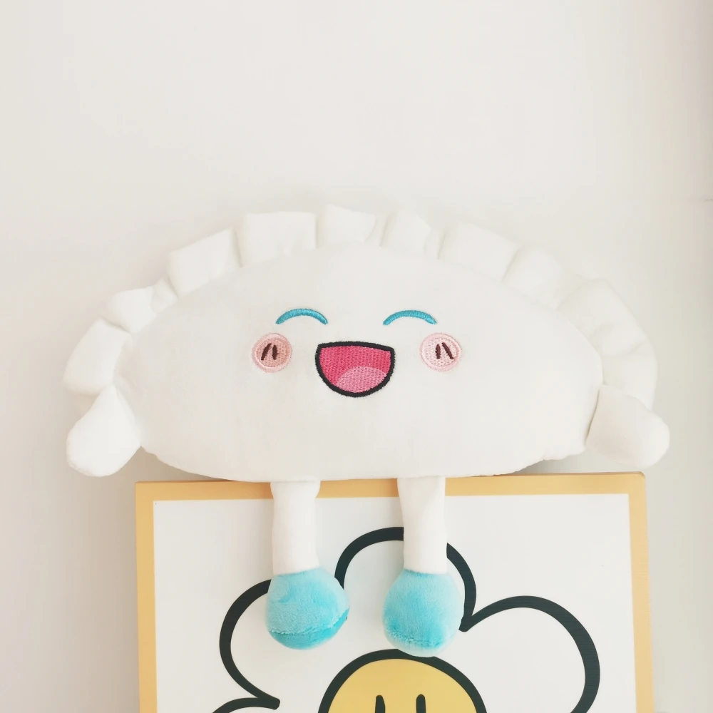ZU Cute Home Decor Sofa Hug Pillow Steamed Stuffed Rice Bao Bun Plush Toy Funny Face Food Soft Soup Dumplings Kids Girl Gift