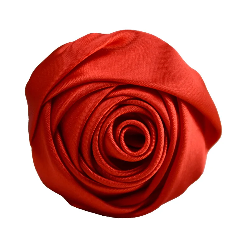 4PCS/lot 5.5cm Satin Fabric Handmade Three-Dimensional Simulation Rose Bud Wholesale DIY Jewelry Shoes And Hat Accessories