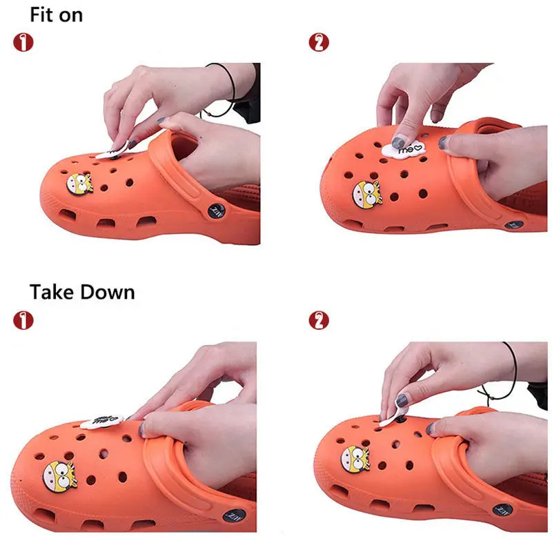 Single Sale lovely PVC shoes charms cartoon Accessories for bag clogs shoe Decorations DIY man boy gifts wholesale