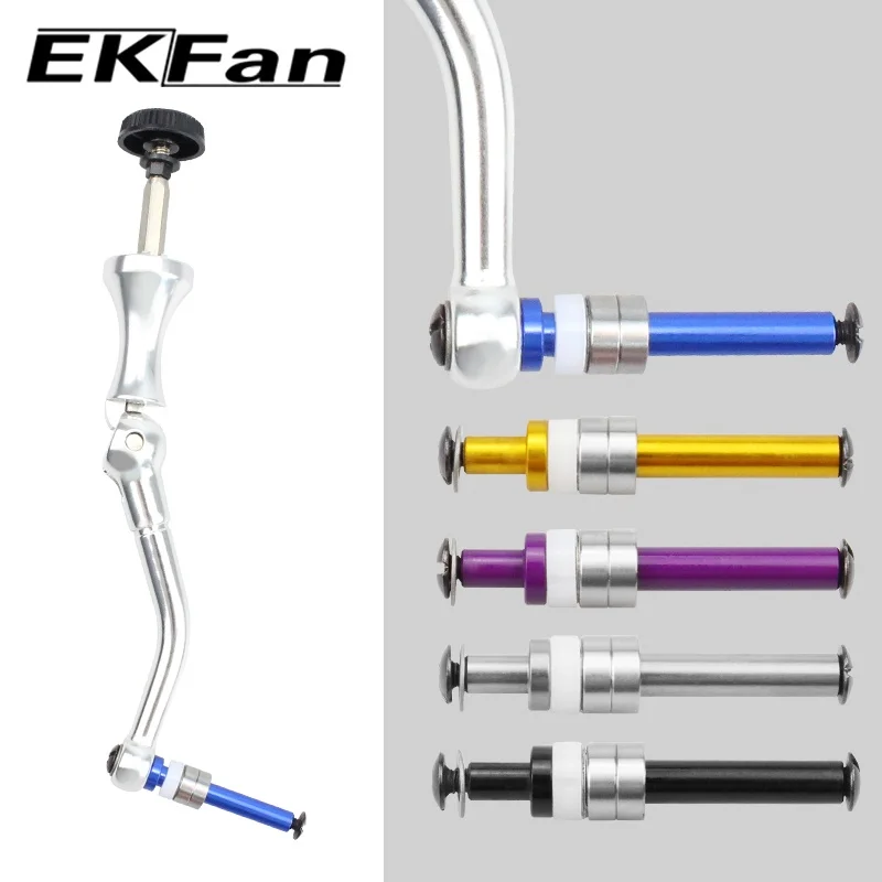 Ekfan Aluminum Alloy Shaft 7x4x2.5mm Stainless Steel Bearing For DAI&SHI Bast Cast Spinning Fishing Reel Handle Knob