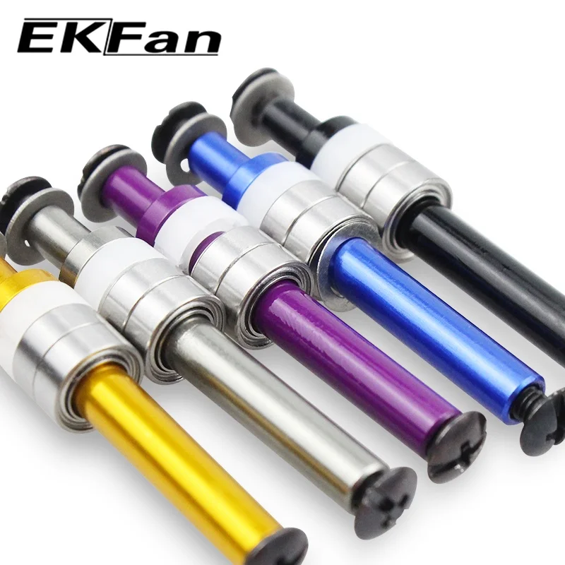 Ekfan Aluminum Alloy Shaft 7x4x2.5mm Stainless Steel Bearing For DAI&SHI Bast Cast Spinning Fishing Reel Handle Knob