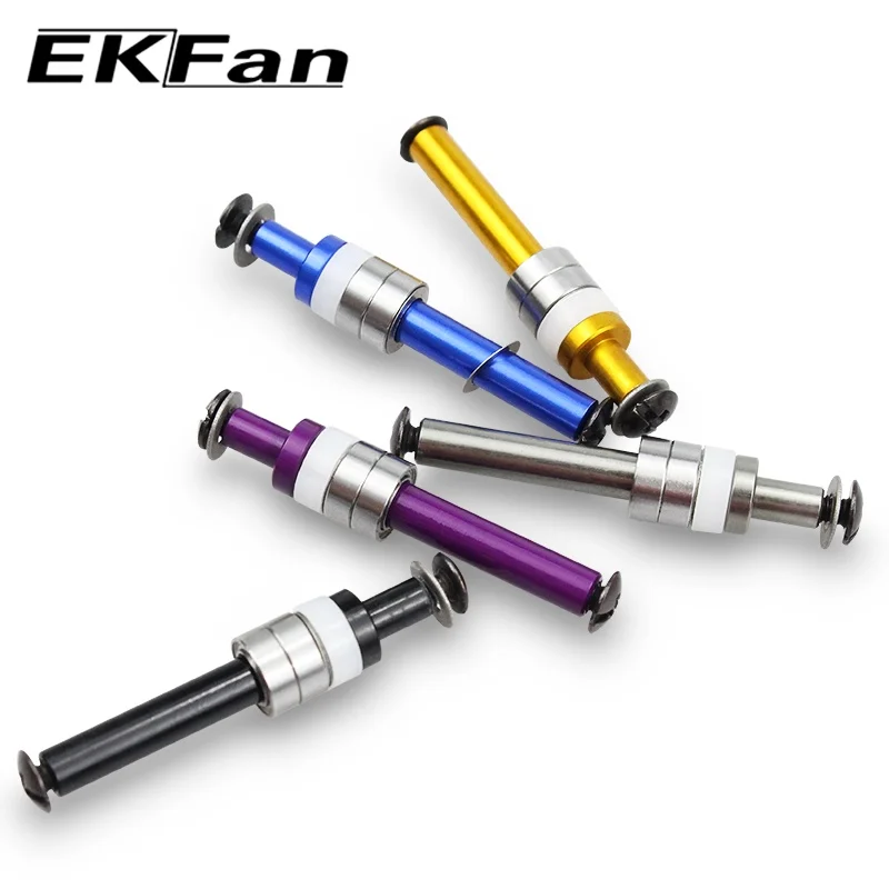 Ekfan Aluminum Alloy Shaft 7x4x2.5mm Stainless Steel Bearing For DAI&SHI Bast Cast Spinning Fishing Reel Handle Knob