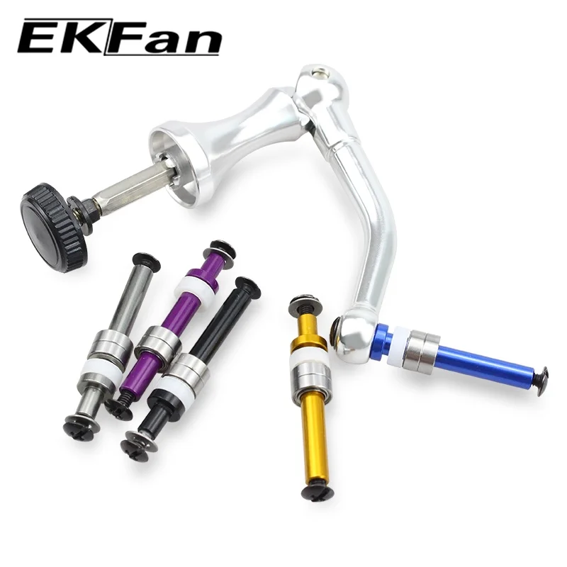 Ekfan Aluminum Alloy Shaft 7x4x2.5mm Stainless Steel Bearing For DAI&SHI Bast Cast Spinning Fishing Reel Handle Knob