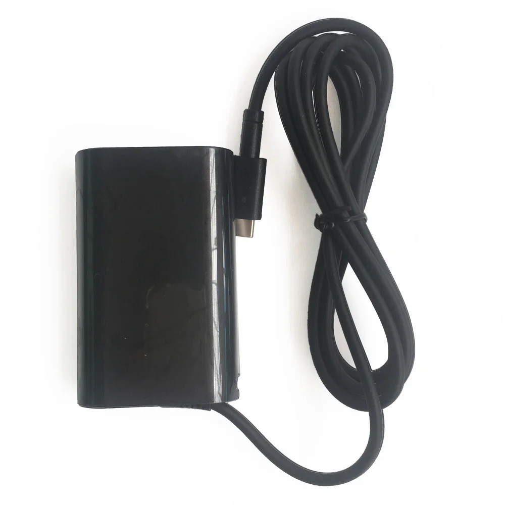 Original 45W USB C Laptop Charger for Dell XPS 13 9360 9365 9370 9380 9333 9310 9350 XPS 12 9250 Type C AC Adapter Power Supply
