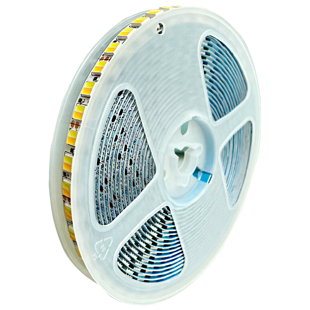 DC12V/24V Dual Color 5050 60/120leds/m White light Warm White CCT Color Temperature Dimmable Decorative 3-Color LED Light Strip