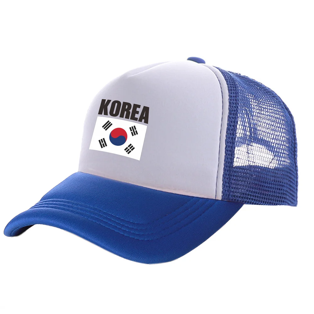 South Korea Trucker Caps Men South Korea National Hat Baseball Cap Cool Summer Unisex Mesh Net Caps