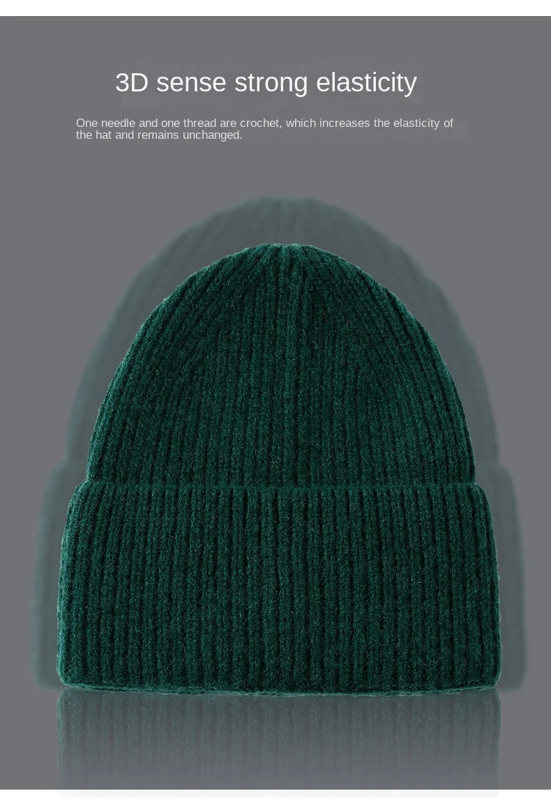 100% Merino Wool New Beanie Winter Women Men Boys Girls Crochet Skullies Hat Solid Color Autumn Knitted Beanies Caps FreeShip