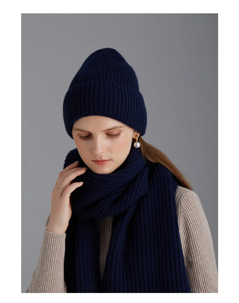 100% Merino Wool New Beanie Winter Women Men Boys Girls Crochet Skullies Hat Solid Color Autumn Knitted Beanies Caps FreeShip