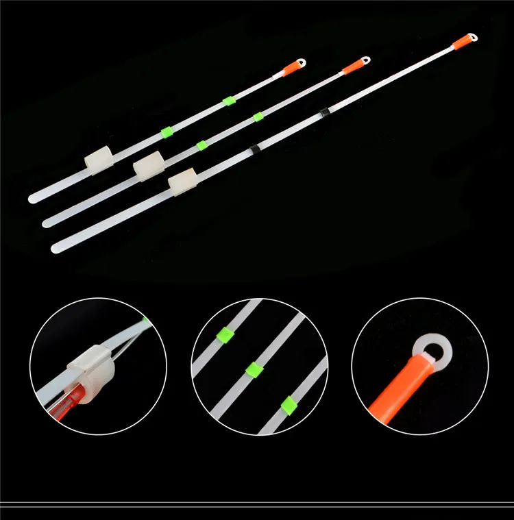 NGB Ice Fishing Rod Top Plastic 5pcs/lot 10cm/12cm/14cm/16cm/18cm Winter Portable Outdoor Fishing For Fishing Tackle